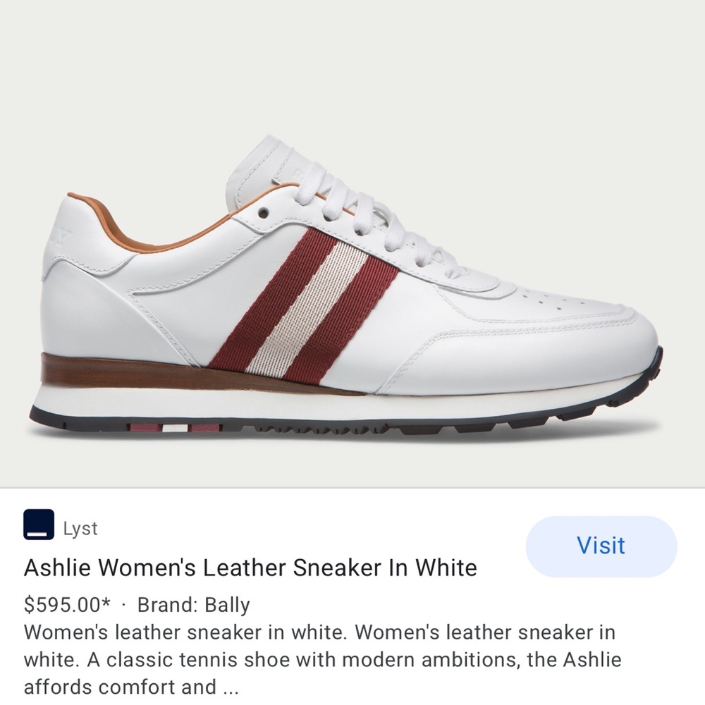 ☀️Authentic Bally Premium leather sneakers☀️